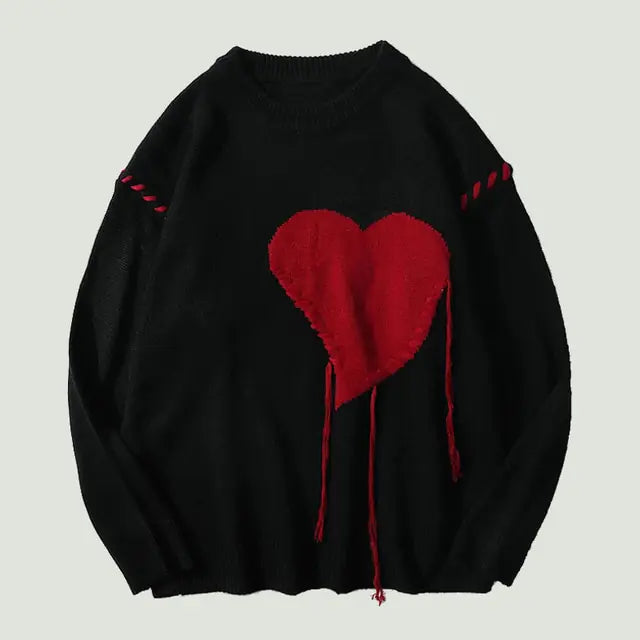 Heartbeat Tassel Sweater