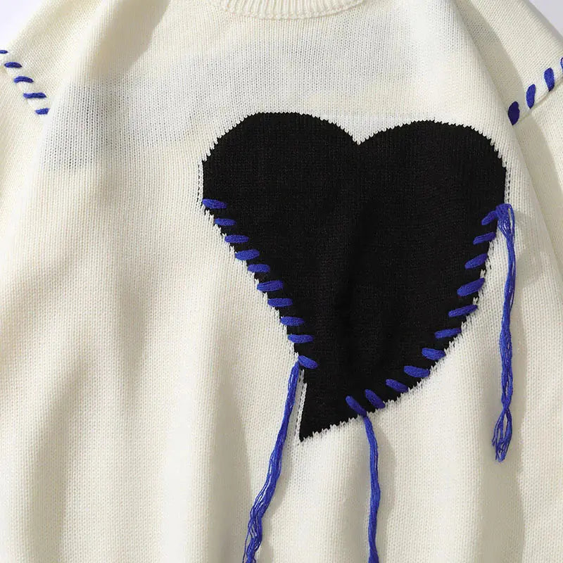 Heartbeat Tassel Sweater